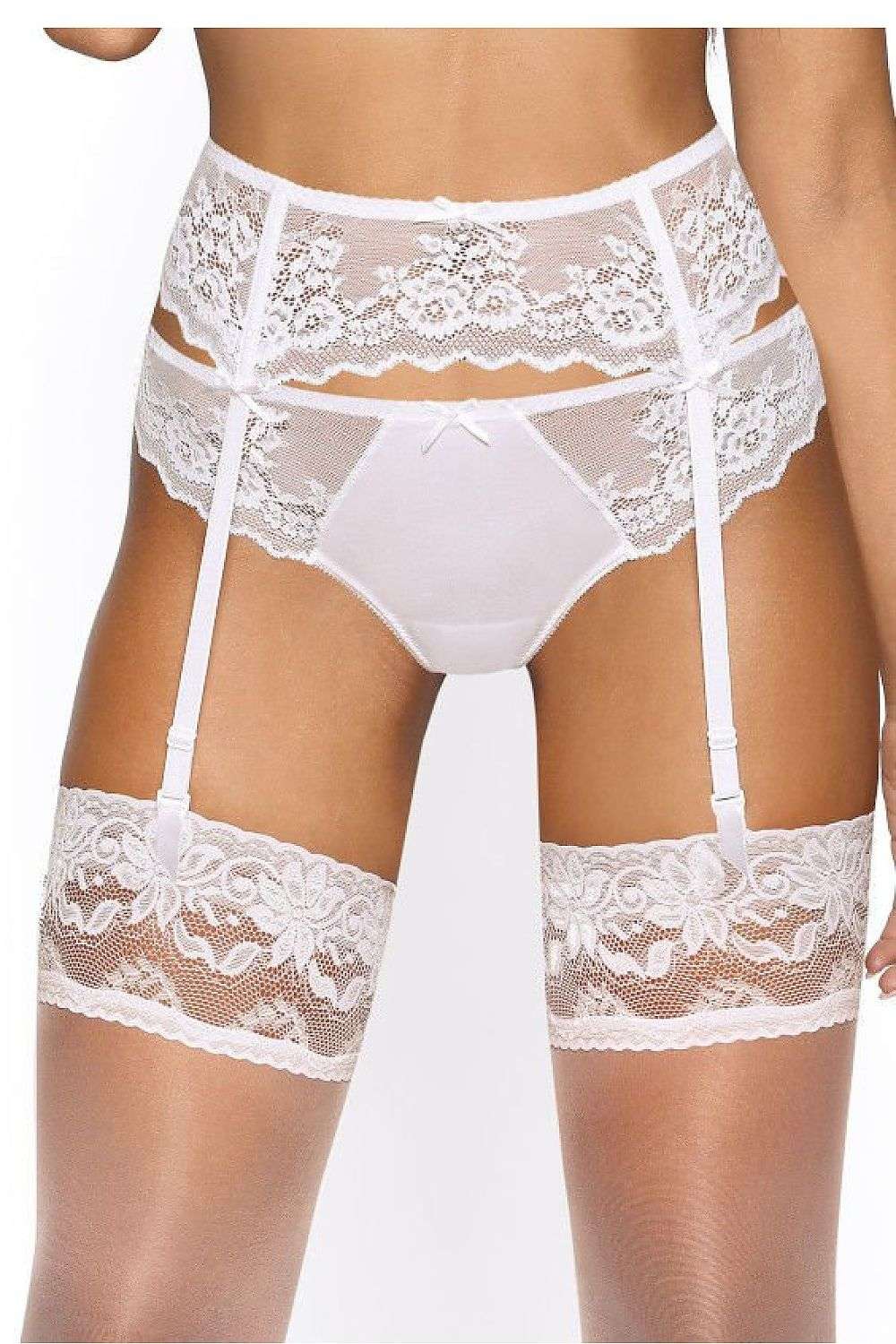 Kleid Mat weiß - Produktansicht 1 bei Secretelles