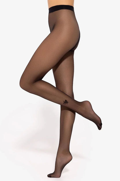 Strumpfhose Gatta schwarz - Produktansicht 5 bei Secretelles