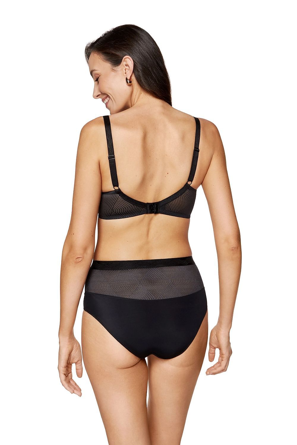 Slip Gorteks schwarz 222340 - Produktansicht 3 bei Secretelles