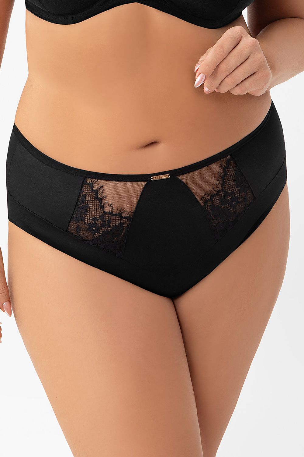 Slip Gorsenia Lingerie schwarz 216146 - Produktansicht 1 bei Secretelles