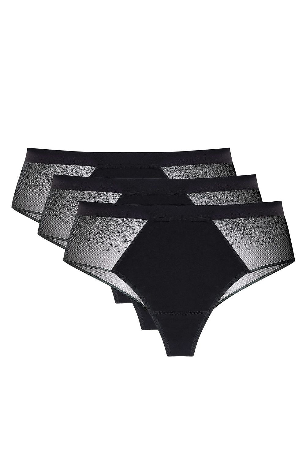 Slip Gorteks schwarz 219469 - Produktansicht 1 bei Secretelles