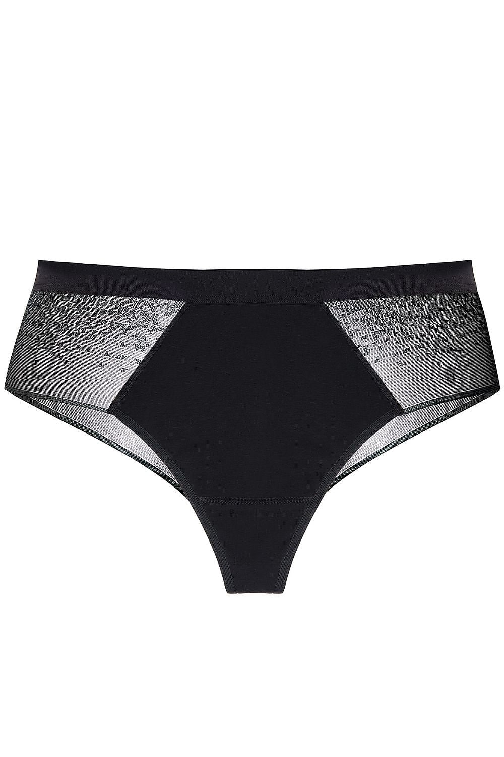Slip Gorteks schwarz 219469 - Produktansicht 2 bei Secretelles