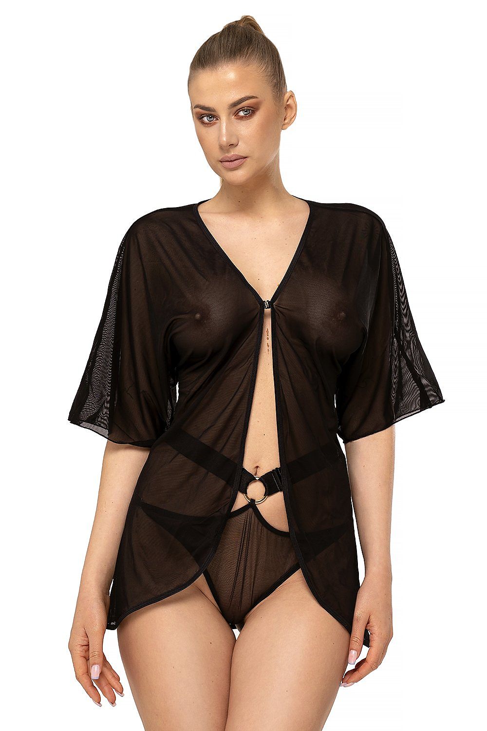 Negligé Anais schwarz 155857 - Produktansicht 1 bei Secretelles