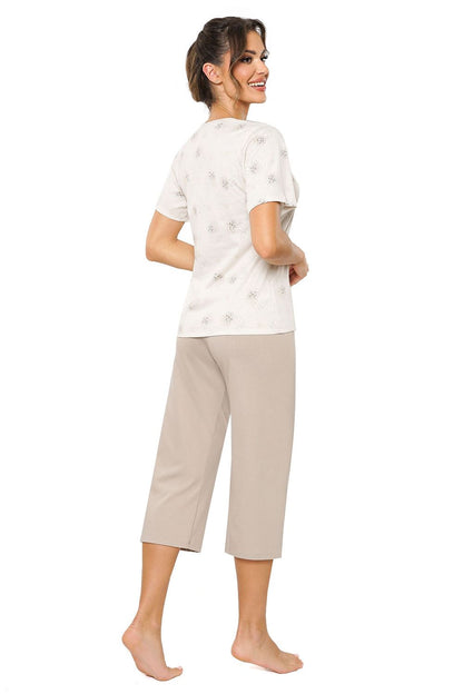 Pyjama Donna beige 208754 - Produktansicht 2 bei Secretelles