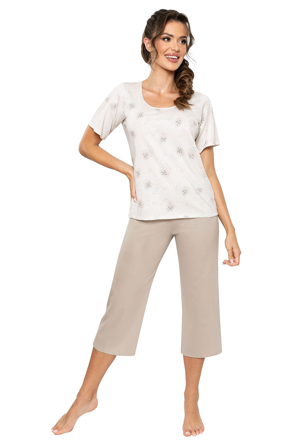 Pyjama Donna beige 208754 - Produktansicht 1 bei Secretelles