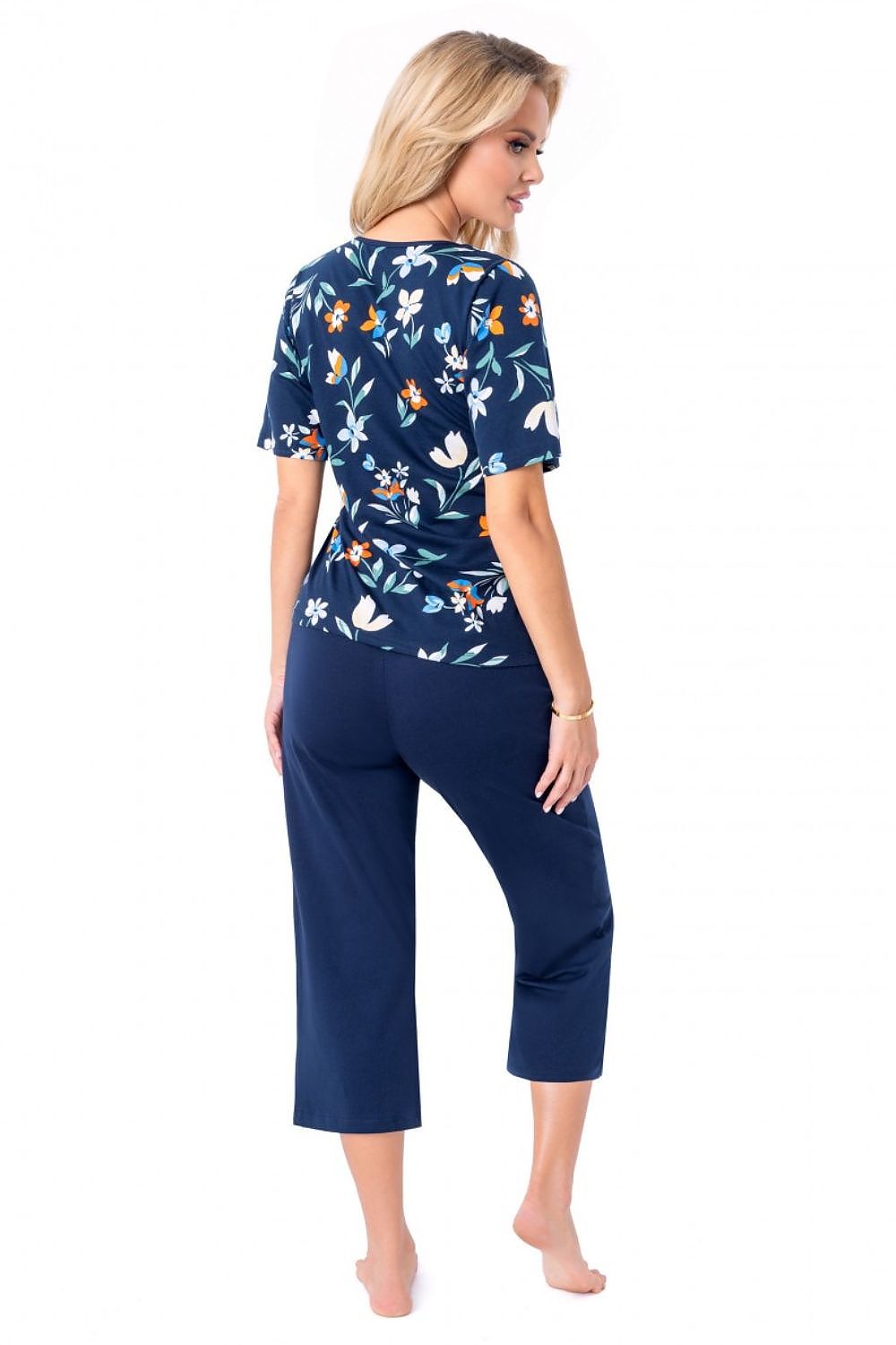 Pyjama Donna blau 218031 - Produktansicht 2 bei Secretelles