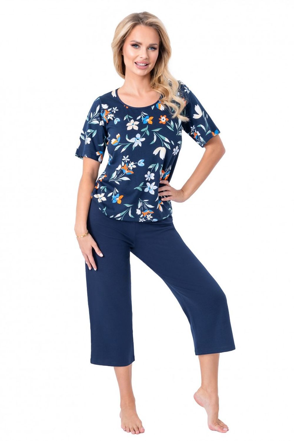 Pyjama Donna blau 218031 - Produktansicht 1 bei Secretelles
