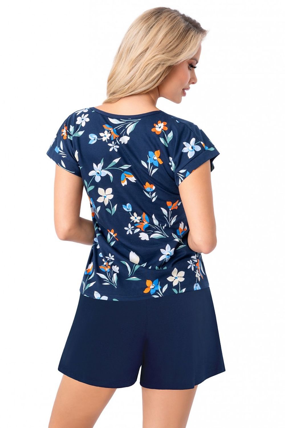 Pyjama Donna blau 218033 - Produktansicht 2 bei Secretelles