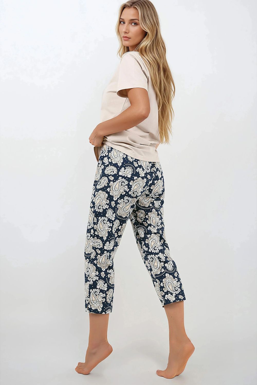 Pyjama Momenti Per Me blau 216412 - Produktansicht 1 bei Secretelles