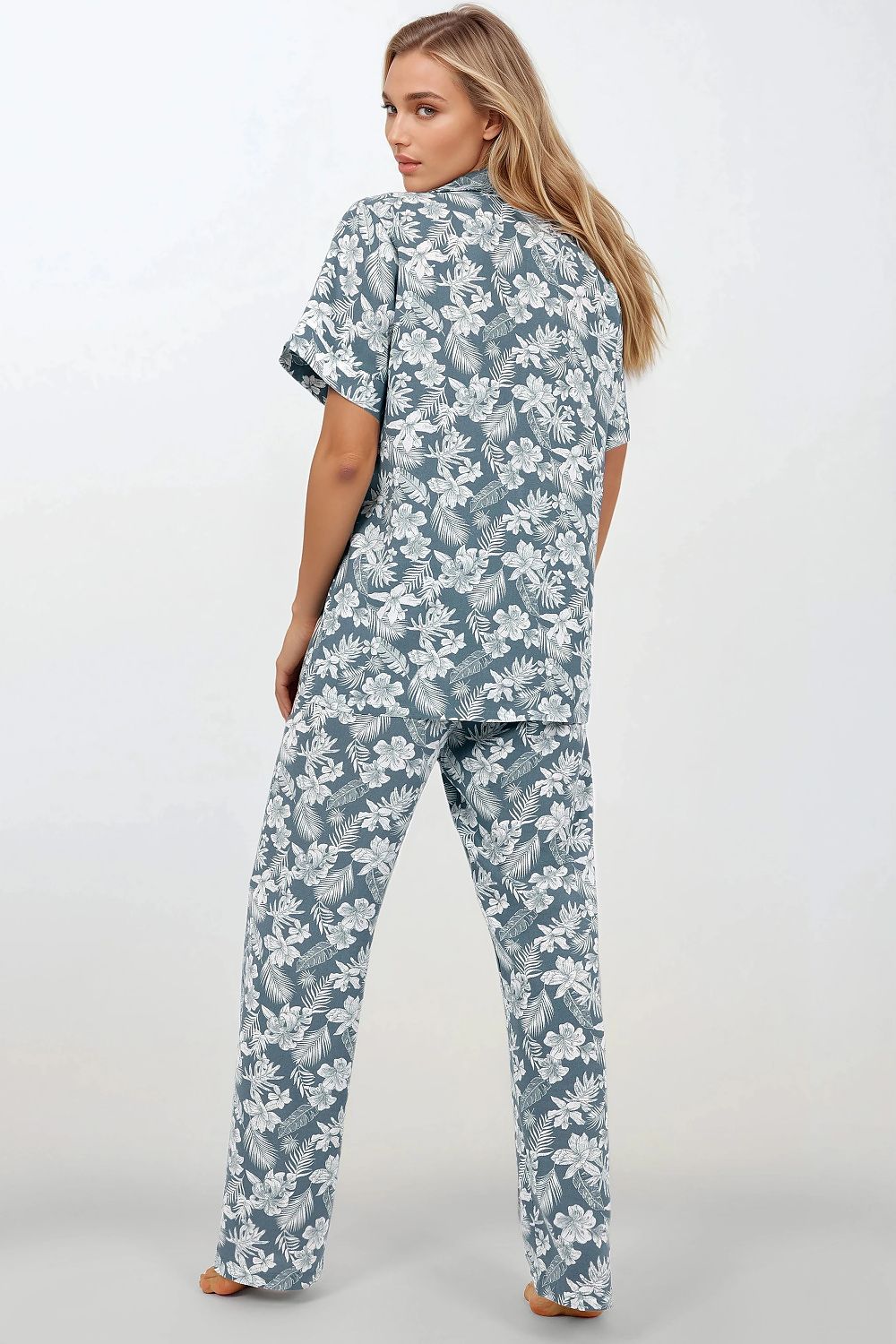 Pyjama Momenti Per Me grün 215911 - Produktansicht 3 bei Secretelles