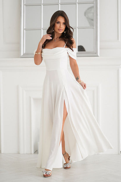 Kleid Bicotone beige 208193 - Produktansicht 2 bei Secretelles