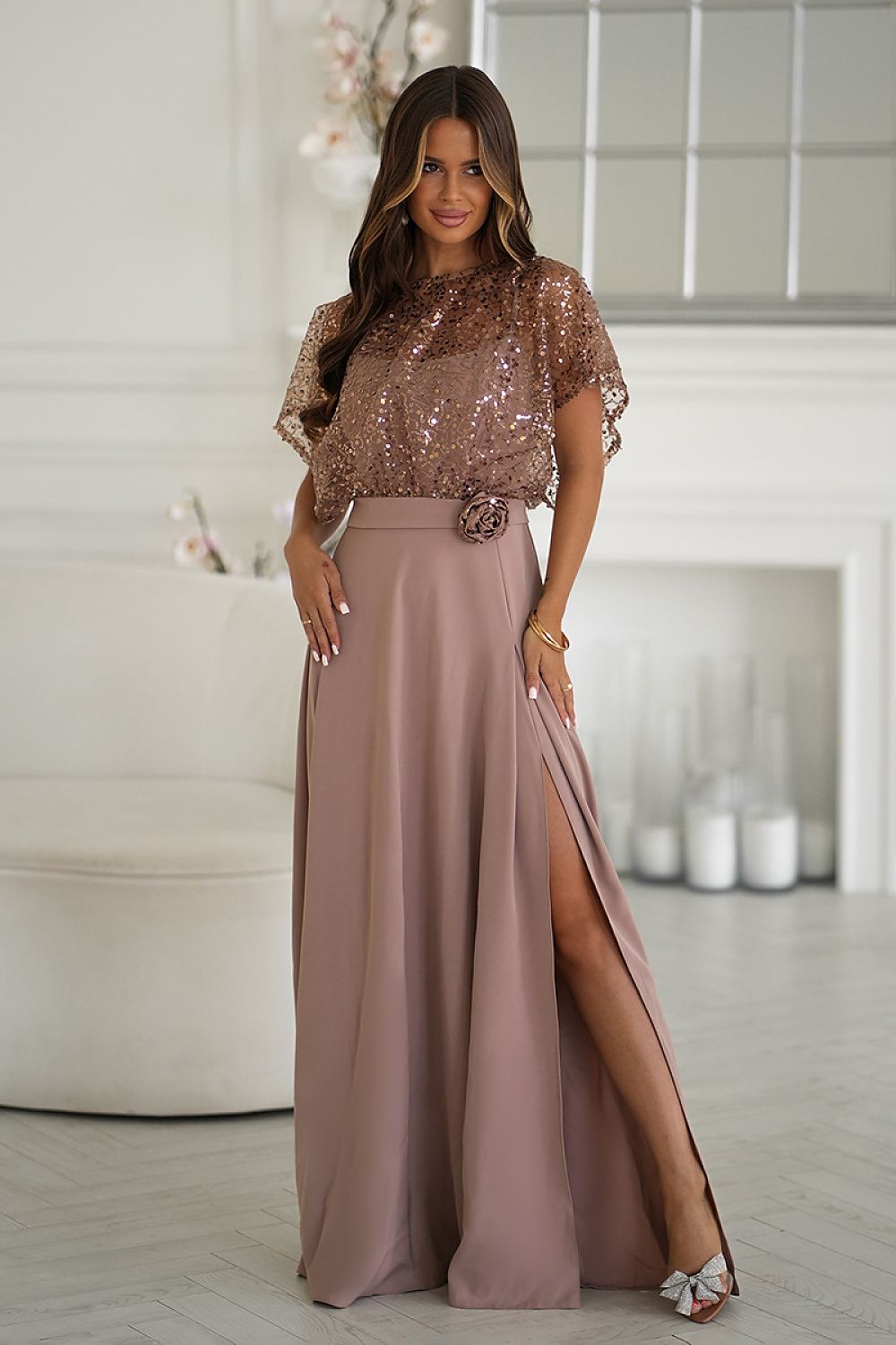 Bicotone Kleid schwarz Detailansicht 12 Secretelles