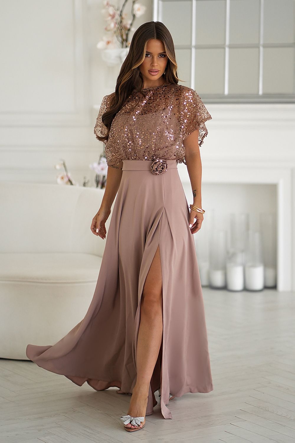 Bicotone Kleid schwarz Detailansicht 13 Secretelles