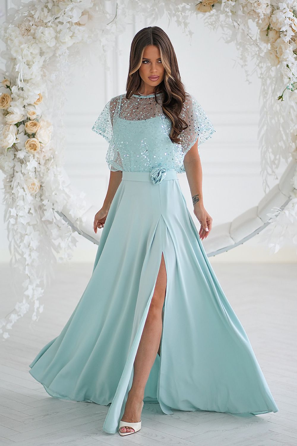 Bicotone Kleid schwarz Detailansicht 25 Secretelles