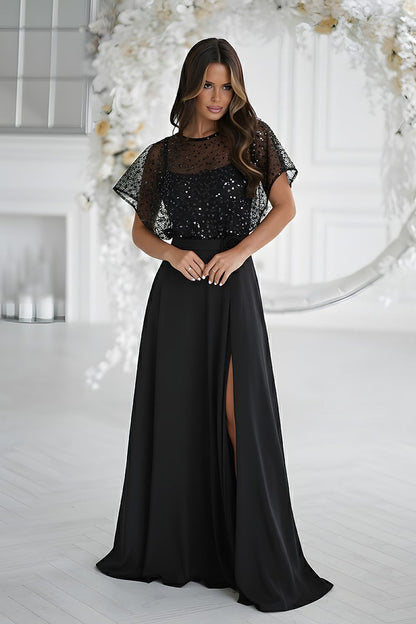 Bicotone Kleid schwarz Produktansicht Secretelles