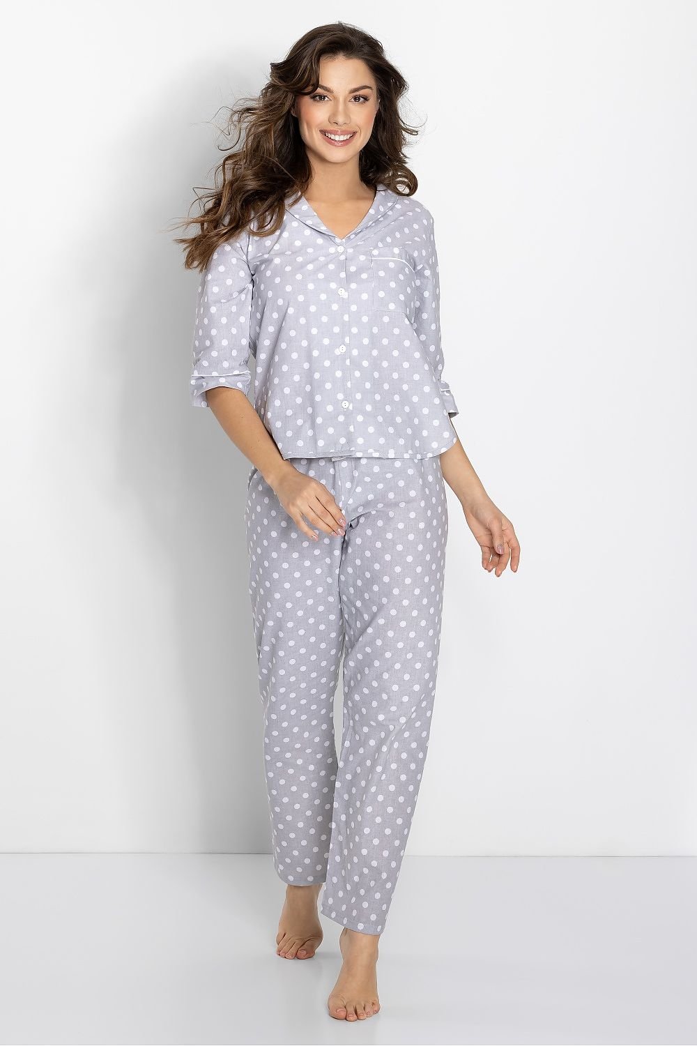 Pyjama Momenti Per Me grau 193640 - Produktansicht 1 bei Secretelles